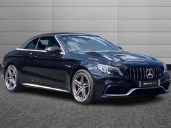 Obsidian black Used 2021 Mercedes C63S AMG Cabriolet | £49,250 (Good price)