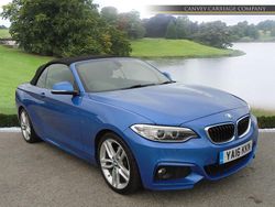 Blue Used 2016 BMW 220 M Sport Cabriolet | £10,800 (Good price)
