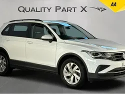 White Used 2022 VW Tiguan S SUV | £16,600 (Fair price)