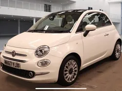 White Used 2017 Fiat 500 Lounge Hatchback | £6,495 (Fair price)