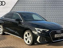 Black Used 2023 Audi A3 S-Line Sedan | £23,074 (Fair price)