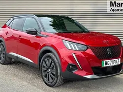 Red Used 2021 Peugeot e-2008 Premium SUV | £14,574 (Fair price)