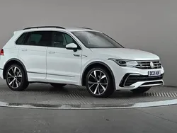 White Used 2021 VW Tiguan R-line SUV | £25,198 (Expensive)
