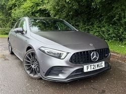 Grey Used 2021 Mercedes A35 AMG Premium Plus Sedan | £29,999 (Fair price)