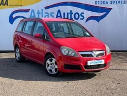 Red Used 2007 Vauxhall Zafira Club MPV | £4,000 (Expensive)