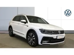 White Used 2017 VW Tiguan R-line SUV | £17,757 (Fair price)
