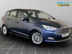 Blue Used 2018 Ford C-MAX Titanium MPV | £6,795 (Fair price)