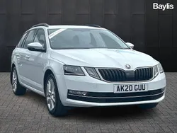 White Used 2020 Skoda Octavia SE L Estate | £15,151 (Fair price)