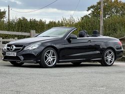 Black Used 2014 Mercedes E220 AMG Cabriolet | £8,795 (Good price)