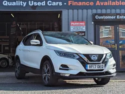 White Used 2017 Nissan Qashqai Tekna SUV | £10,490 (Fair price)
