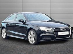 Mythos black Used 2019 Audi A3 S-Line Sedan | £16,895 (Fair price)