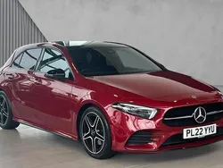 Red Used 2022 Mercedes A180 AMG Line Premium Plus Hatchback | £23,390 (Expensive)