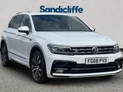 White Used 2018 VW Tiguan R-line SUV | £21,475 (Fair price)