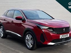Red Used 2021 Peugeot 3008 Allure Premium SUV | £15,242 (Fair price)