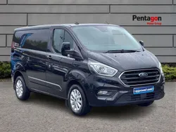 Black Used 2023 Ford Transit Custom Limited Van | £30,232