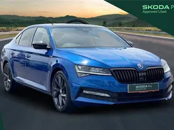 Blue Used 2022 Skoda Superb SportlinePlus Hatchback | £24,989 (Fair price)