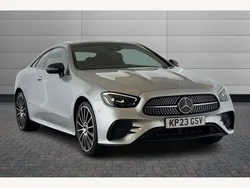 Silver Used 2023 Mercedes E300 AMG line Coupe | £36,950