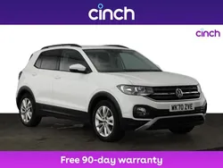 White Used 2020 VW T-Cross SE SUV | £15,389 (Fair price)