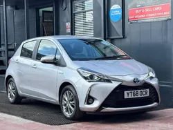 Silver Used 2018 Toyota Yaris Hybrid Hatchback | £10,389 (Good price)