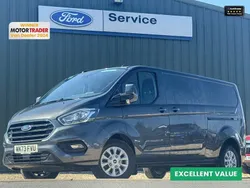 Grey Used 2023 Ford Transit Custom Limited Van | £24,994 (Fair price)