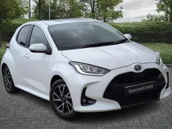 White Used 2023 Toyota Yaris Hybrid Design Hatchback | £16,985 (Good price)
