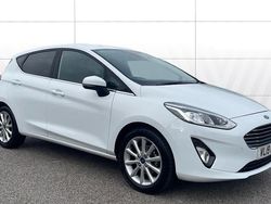 White Used 2019 Ford Fiesta Titanium Hatchback | £10,119 (Fair price)