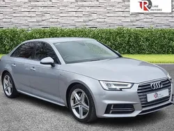 Silver Used 2017 Audi A4 S-Line Sedan | £10,095 (Good price)