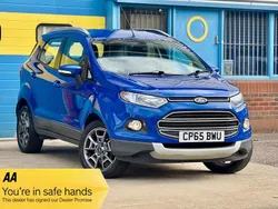 Blue Used 2015 Ford Ecosport Titanium SUV | £3,250 (Fair price)
