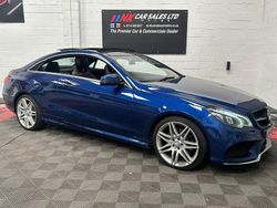 Blue Used 2016 Mercedes E350 AMG line Coupe | £11,495 (A bit pricey)