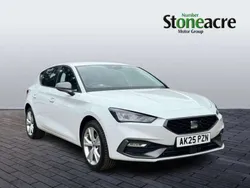 White New 2025 Seat Leon FR Hatchback | £25,795 (Expensive)