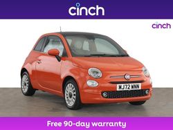 Orange Used 2022 Fiat 500 Dolcevita Hatchback | £10,099