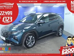 Blue Used 2024 Hyundai Tucson Premium SUV | £22,499 (Fair price)