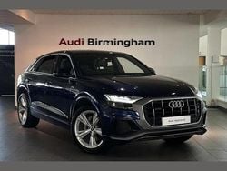 Blue Used 2019 Audi Q8 S-Line SUV | £35,985 (Fair price)