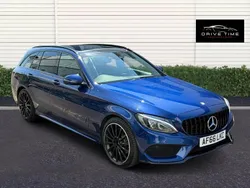 Blue Used 2016 Mercedes C220 AMG line Estate | £11,400 (Fair price)