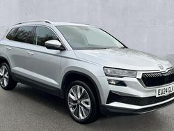 Brilliant silver metallic Used 2024 Skoda Karoq SE L SUV | £22,990 (Fair price)