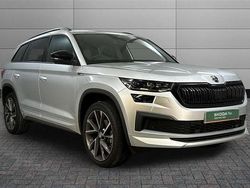 Brilliant silver metallic Used 2023 Skoda Kodiaq SportLine SUV | £31,650 (Fair price)