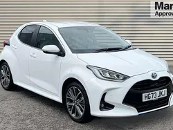 White Used 2024 Toyota Yaris Hybrid Hatchback | £20,291 (Fair price)