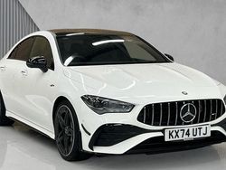 White Used 2024 Mercedes CLA35 AMG Premium Plus Coupe | £42,890 (Expensive)