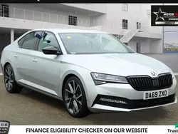 Silver Used 2020 Skoda Superb SportlinePlus Hatchback | £19,890 (Good price)