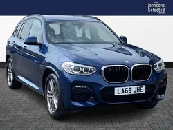 Blue Used 2019 BMW X3 M Sport SUV | £26,400 (Fair price)