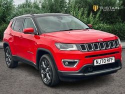 Red Used 2021 Jeep Compass Limited SUV | £14,499 (Fair price)