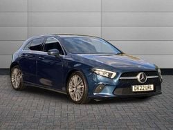 Denim blue Used 2022 Mercedes A180 Executive Hatchback | £19,190 (Fair price)