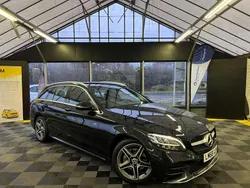 Black Used 2018 Mercedes C220 AMG line Estate | £14,995 (Good price)