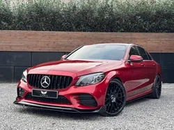 Red Used 2020 Mercedes C220 AMG line Sedan | £25,188 (Expensive)