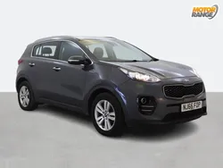 Blue Used 2016 Kia Sportage 2 SUV | £10,695 (Fair price)