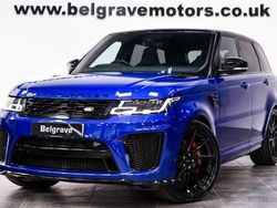 Estoril blue metallic Used 2022 Land Rover Range Rover Sport SVR SUV | £58,750 (Fair price)