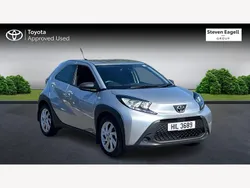 Silver Used 2022 Toyota Aygo PURE Hatchback | £11,921 (Fair price)