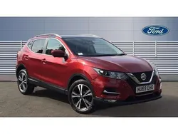 Red Used 2018 Nissan Qashqai N-Connecta SUV | £12,706 (Fair price)