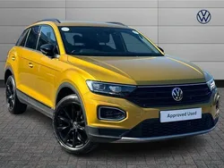 Yellow Used 2022 VW T-Roc Black Edition SUV | £20,225 (Fair price)