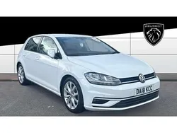 White Used 2018 VW Golf VII GT Hatchback | £11,897 (Good price)